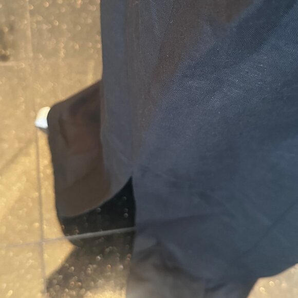 VTG Jessica Howard Linen Embroidered Cheongsam Qipao Floral Maxi Dress Petite 4 - Picture 6 of 12